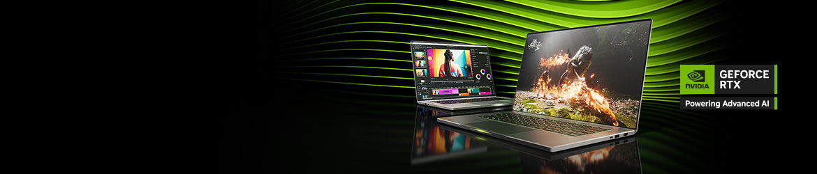 Game Changer Equipadas com a tecnologia NVIDIA Blackwell, as placas gráficas GeForce RTX™ Série 50 para portáteis proporcionam recursos revolucionários aos jogadores e criadores.