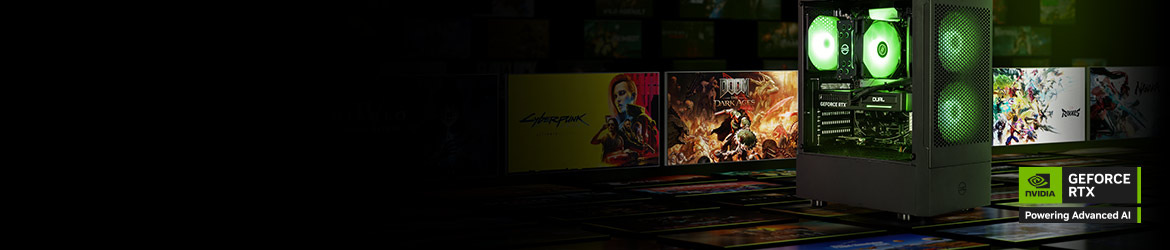 NVIDIA GeForce RTX™ 5060 Atualize para uma NVIDIA GeForce RTX™ 5060 GP para desfrutar de mais de 100 frames por segundo nos seus jogos favoritos.