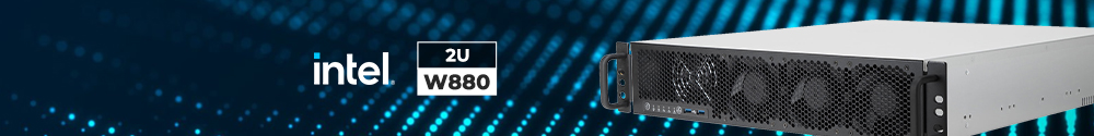 Estação de trabalho INTEL® CORE ULTRA com refrigeração líquida para montagem em rack 2U