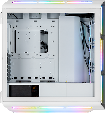 White Gaming PC Case